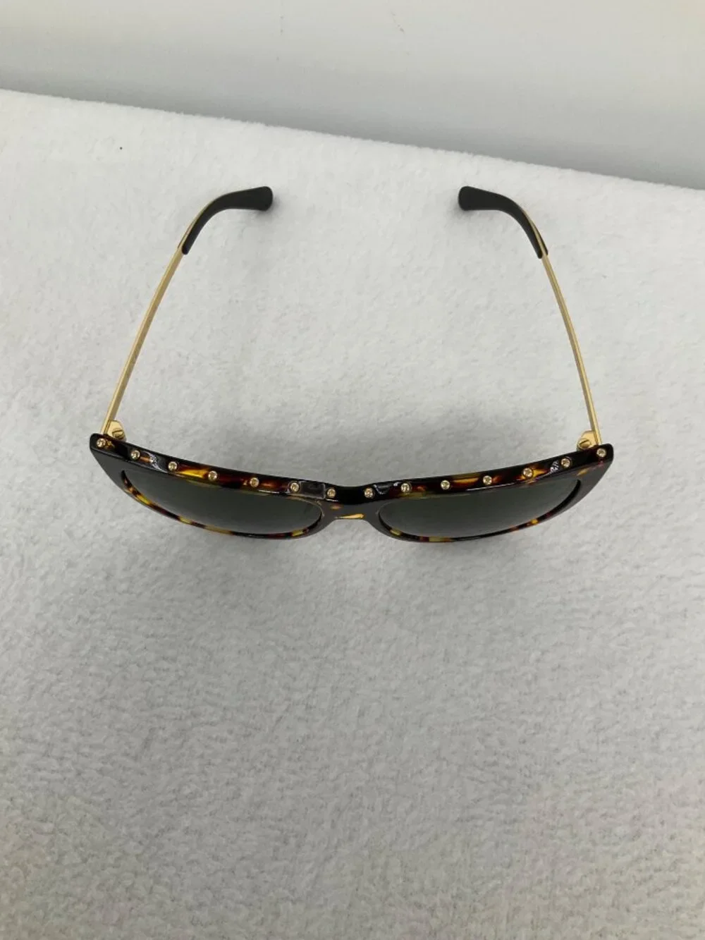 Louis Vuitton La Boum Cat-Eye Sunglasses Z1038E Noir Black studded frame